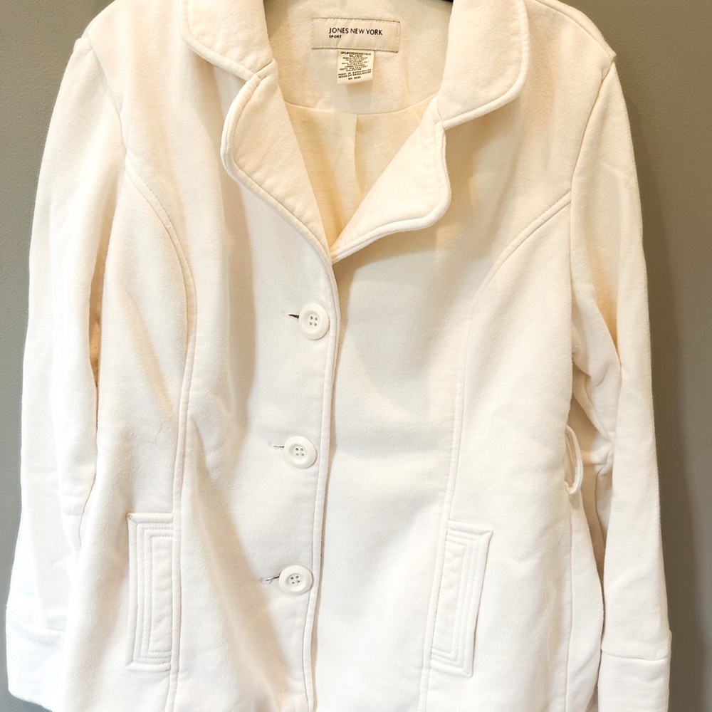 Jones New York Women's Cream Blazer